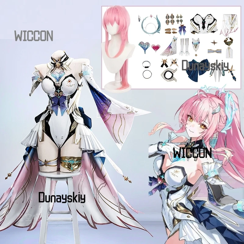 

Костюм для косплея Wuthering Waves Aemeath, парик, аксессуары, высококачественная юбка в стиле Лолиты, сексуальное платье, карнавальный наряд для вечеринок, женский костюм для ролевых игр