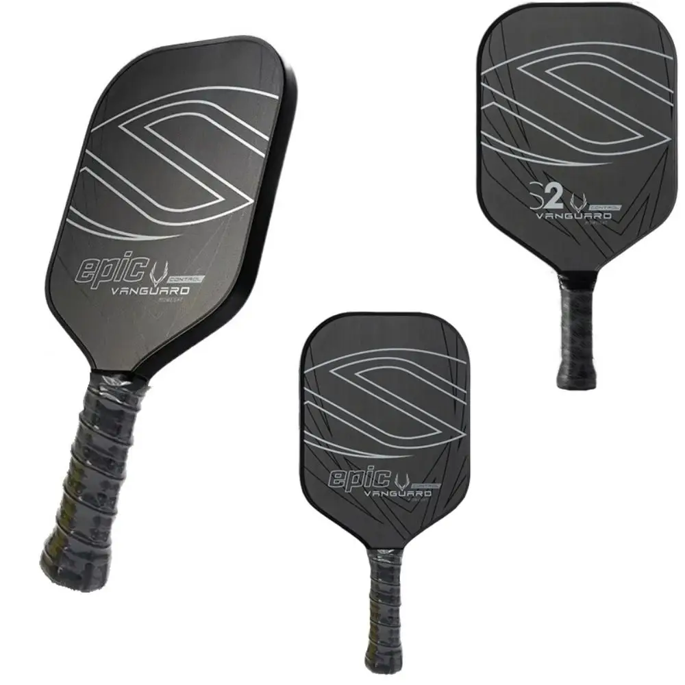 Carbon Friction Surface T700 Carbon Fiber Pickleball Paddle 16MM Polymer Core 12K Raw Carbon Fiber Pickleball Paddle