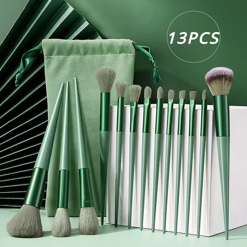 Soft Fluffy Makeup Brushes Set for Cosmetics Foundation Blush Powder Eyeshadow Kabuki Blending Makeup Brush Beauty Tool