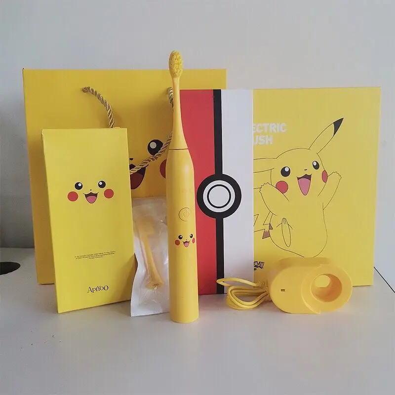 

Pokemon Pikachu Electric Toothbrush Sonic Automatic Toothbrush Vibration Waterproof Adult Children Men and Women Rechargeable