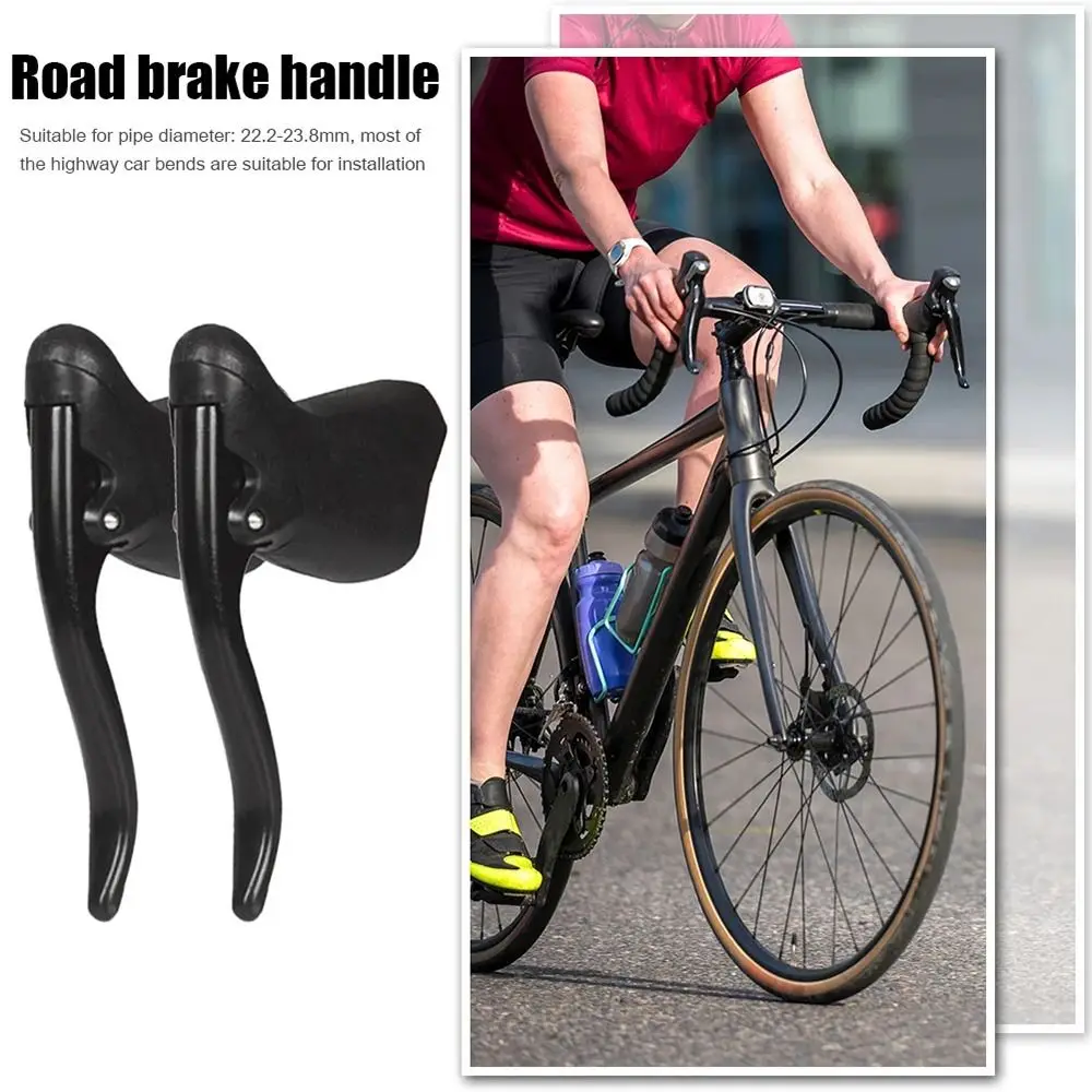 Bicycle Brake Lever 1 Pair Aluminum Durable Bike Handlebar Brake Handle Levers Bicycle Handlebar Handles Handbrake Accessories