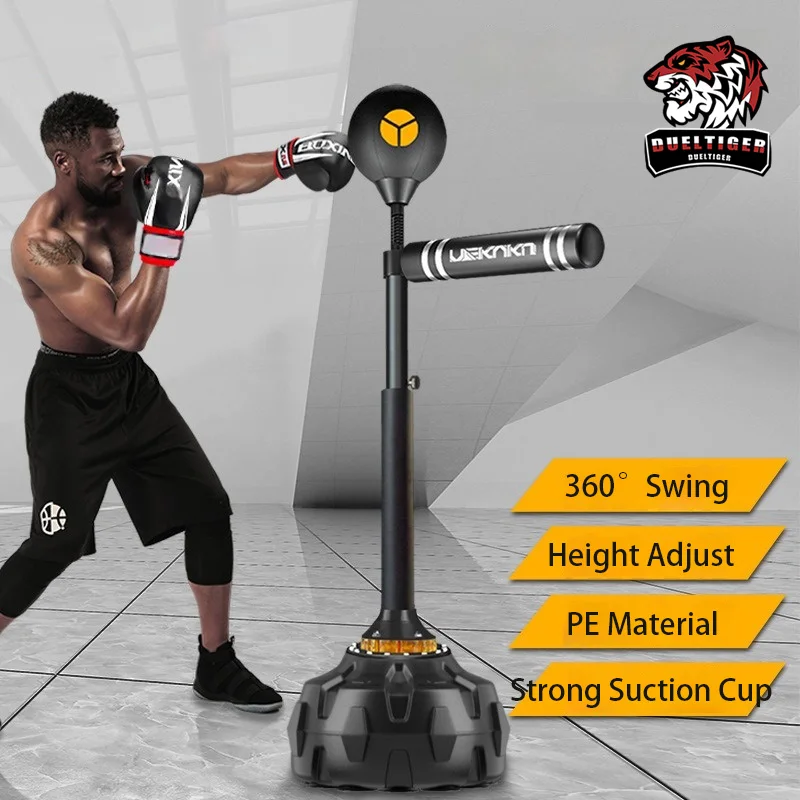 Heavy Boxing Speed Ball 360 ° Rotating Vertical Reaction Target Home Fighting Sanda Agile Exercise with Strong Suction Cup