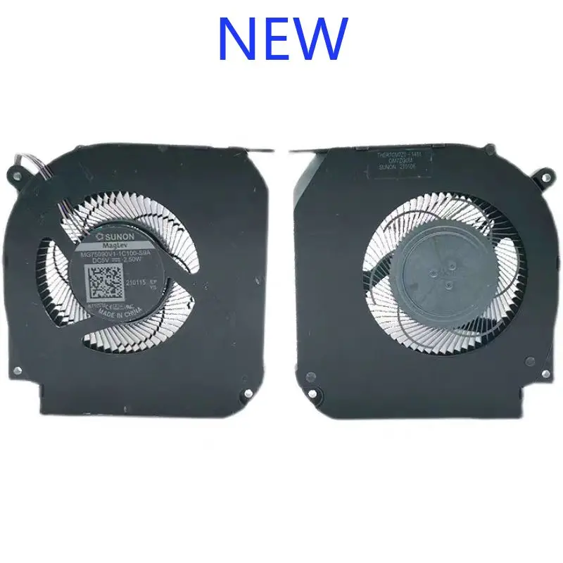 Laptop CPU GPU Cooling fan MG75090V1-1C100-S9A DC5V 2.50W 4Pin THER7GM7Z0-1411 GM7ZG0M