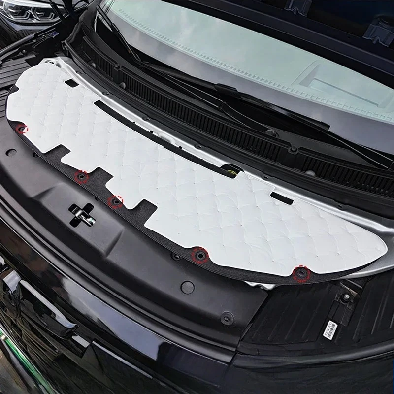 

For DENZA D9 Car Front Engine Hood Sound-insulating Cotton, Noise-reducing Cabin Soundproof Cottons Sound&Heat Insulation Cotton