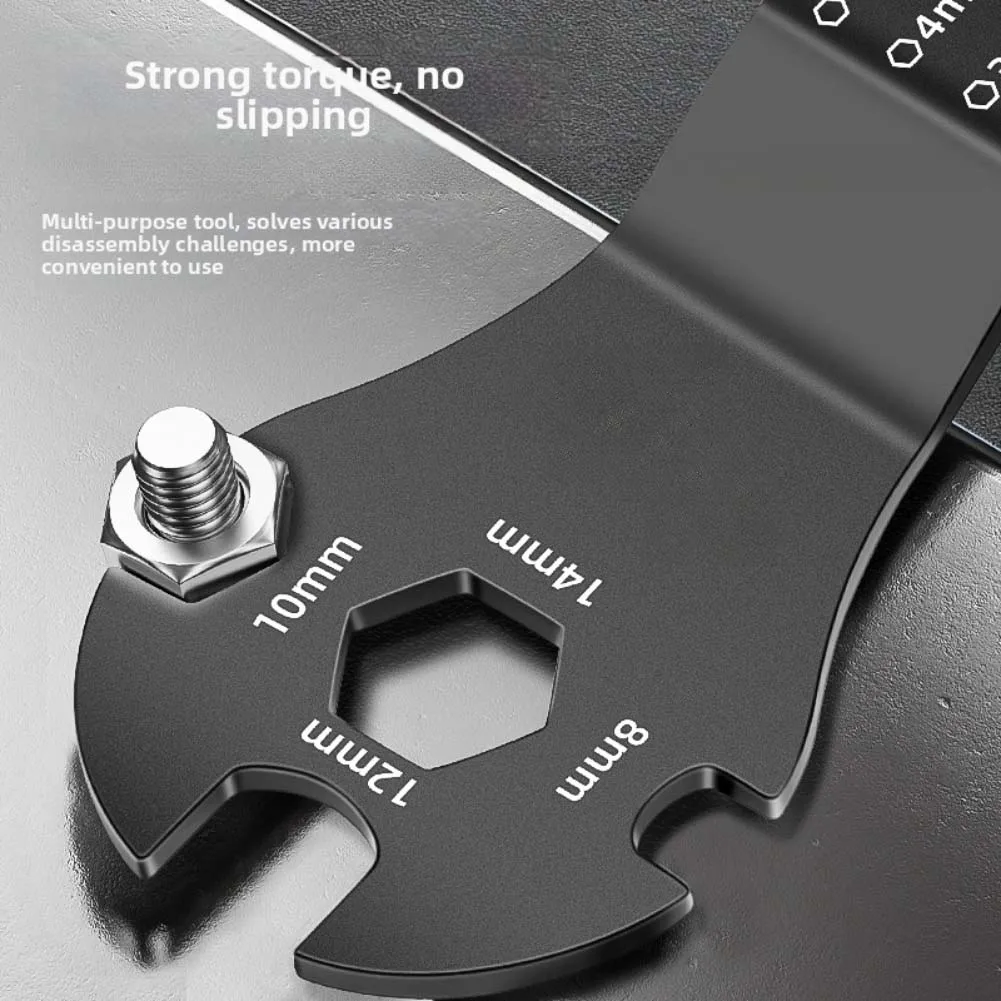1pc Multi-functional Folding Hexagon Wrench High Torque Portable For Workshop Equipment Repair Hand Tools