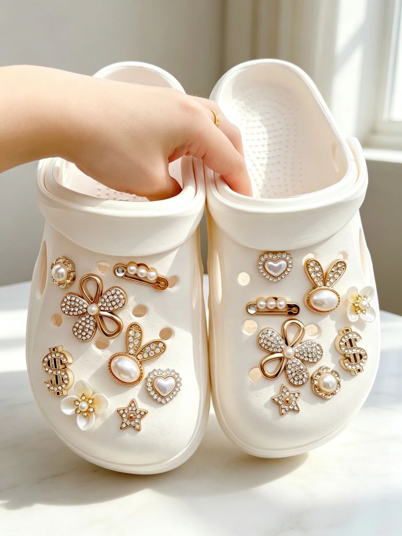 16-piece shoe decoration DIY casual shoe decoration - An interesting and versatile way to personalize your footwear
