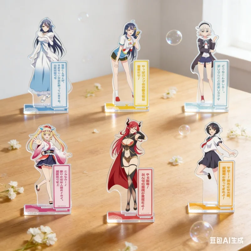 15CM VTuber Legend: How I Went Viral after Forgetting to Turn Off My Stream Anime Desktop Acrylic Stand Model Ornament Toy Gifts