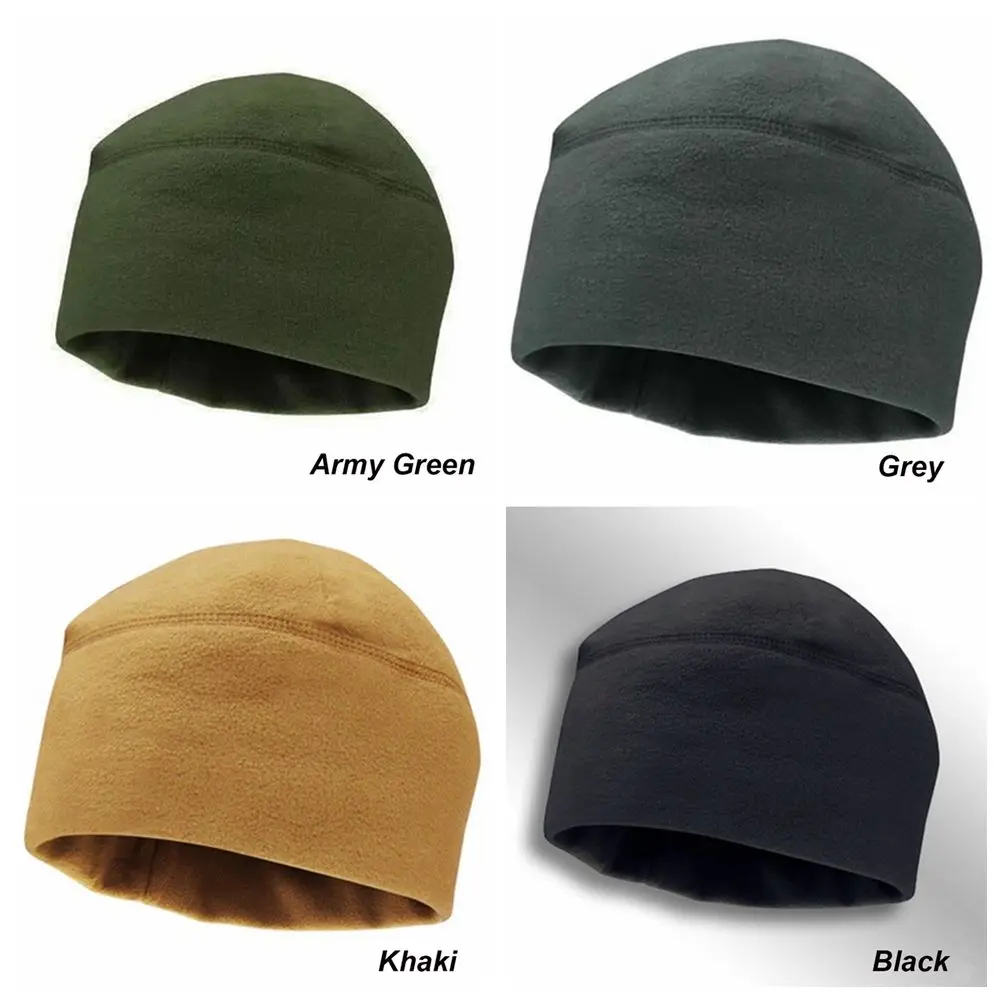 Outdoor Breathable Windproof Ski Baggy Hat Cuffed Beanies Men Women Hiking Caps Skullcap Military Tactical Cap Fleece Hats