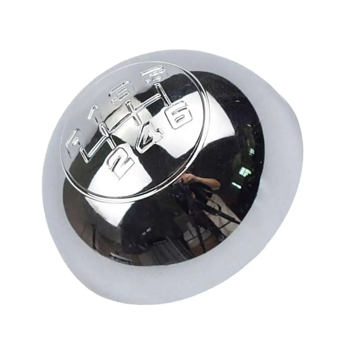 

Хромированная серебристая ручка переключения передач на 6 скоростей, накладка на рычаг КПП 50294565 55346345, подходит для Alfa Romeo Giulietta 2010+