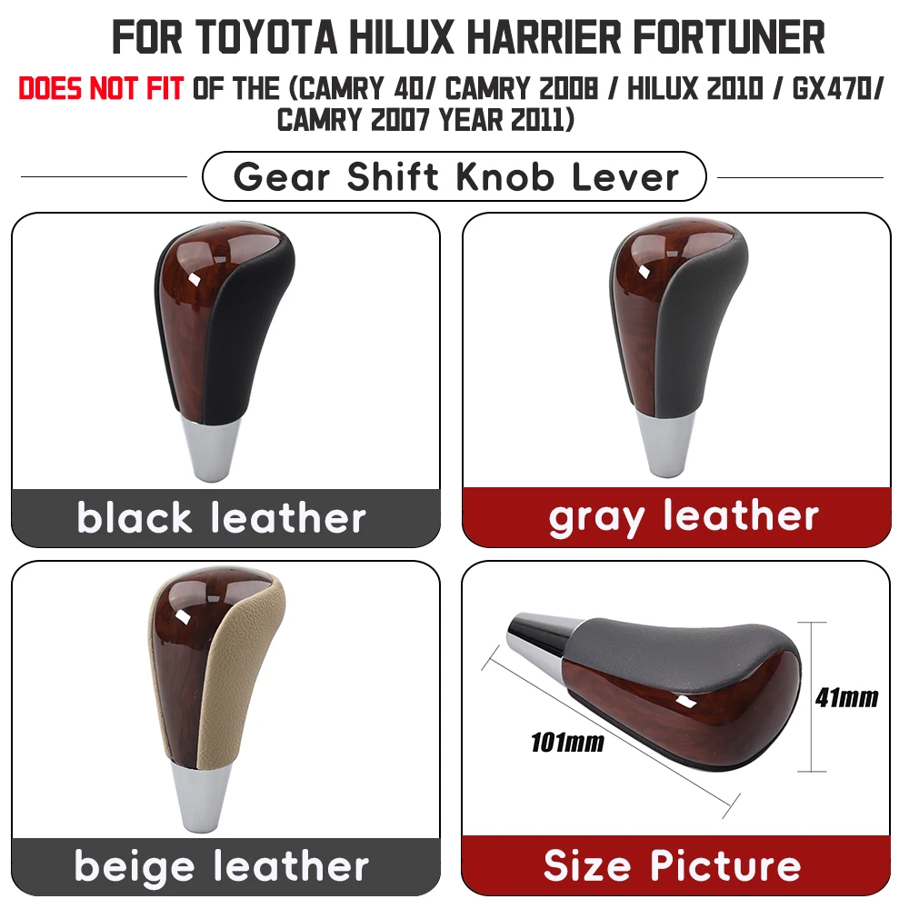 Automatic Gear Stick Shift Knob Head Handle Lever Fit for Toyota Prado Lexus Hilux 2011 Camry Crown RAV4 Harrier 2010