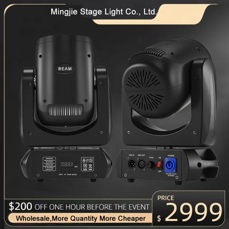 

160 Вт светодиодный светильник с подвижной головкой DJ стробоскопическое освещение с лучом Gobo DMX и звуковой активированный сценический светильник для украшения Хэллоуина KTV