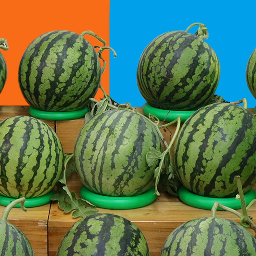

10pcs Fruit Holder 18cm Watermelon Display Ring Supermarket Base Stand Circle Fixing Cantaloupe Durable High Strength Gardening