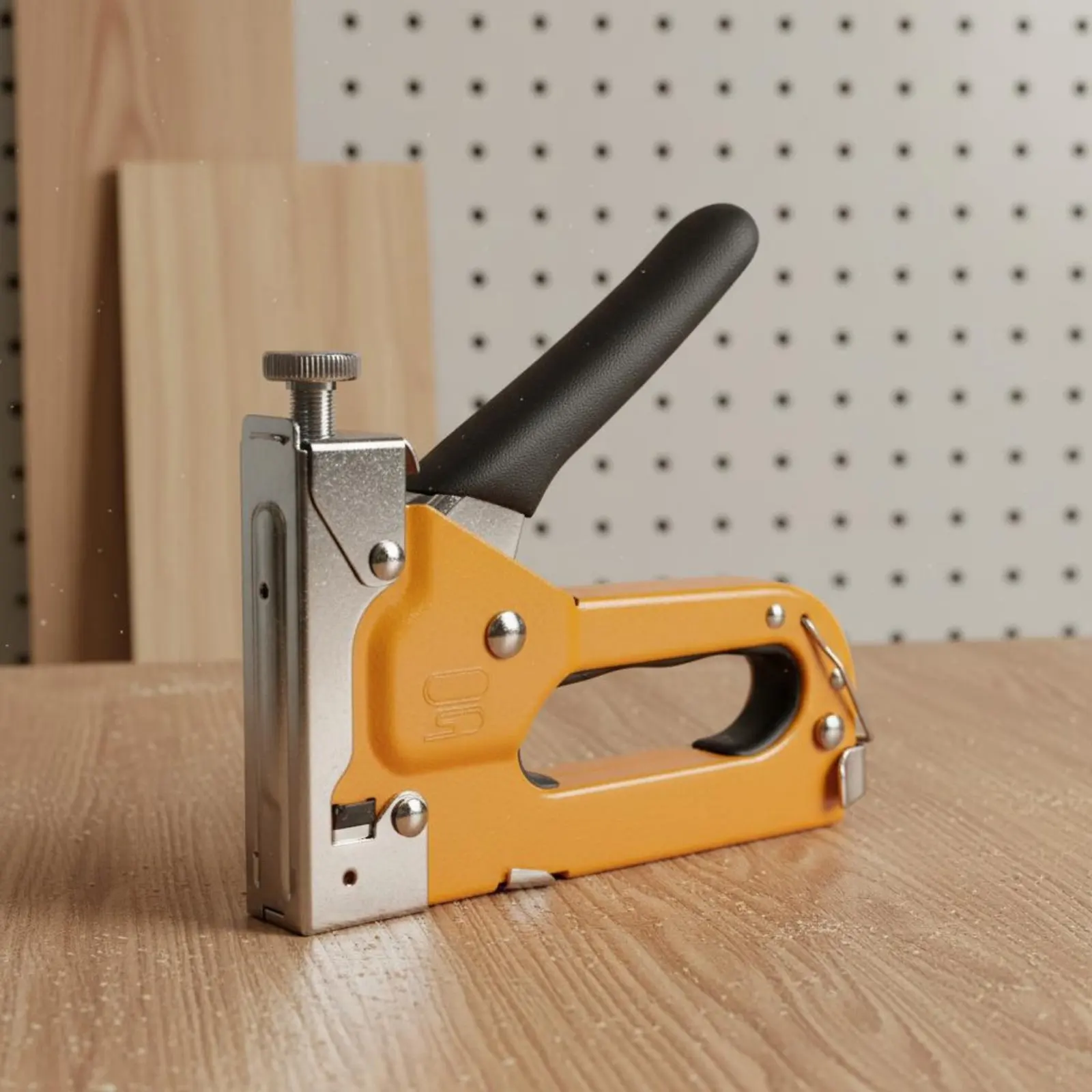 Manual Staple Easy to Use 3-in-1 Staple Kit Multi-Purpose Tacker Long-Lasting Hand Tool Carbon Steel for DIYers, Woodworking