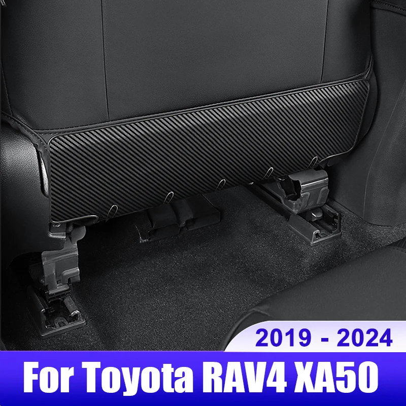 

Car Seat Back Anti-Kick Pad Cover For Toyota RAV4 XA50 2019 2020 2021 2022 2023 2024 RAV 4 Hybrid Accessories