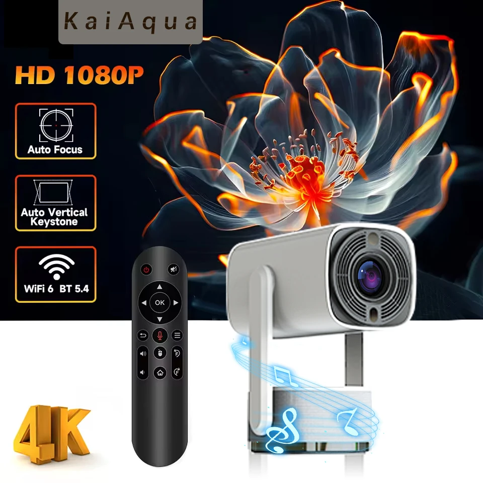 Nuevo proyector K2 con disparo ultracorto, compensación automática, 1080P, 4K, HD, enfoque electrónico, 350 ANSI, batería integrada, regalos de navidad