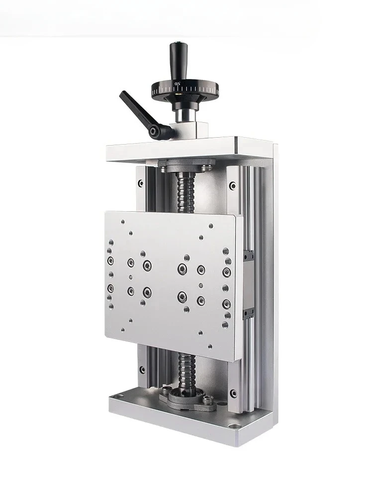 X-axis guide ball screw fine-tuning slide table precision hand cranked heavy-duty linear ultra long stroke
