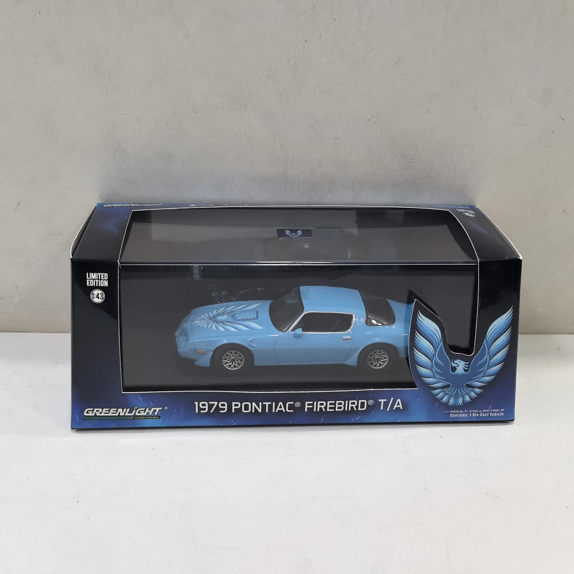 

Литой под давлением зеленый свет, масштаб 1/43 PONTIAC Firebird T/A 1979, Pontiac, синий сплав, модель автомобиля, Коллекционная игрушка, подарок, сувенирный дисплей