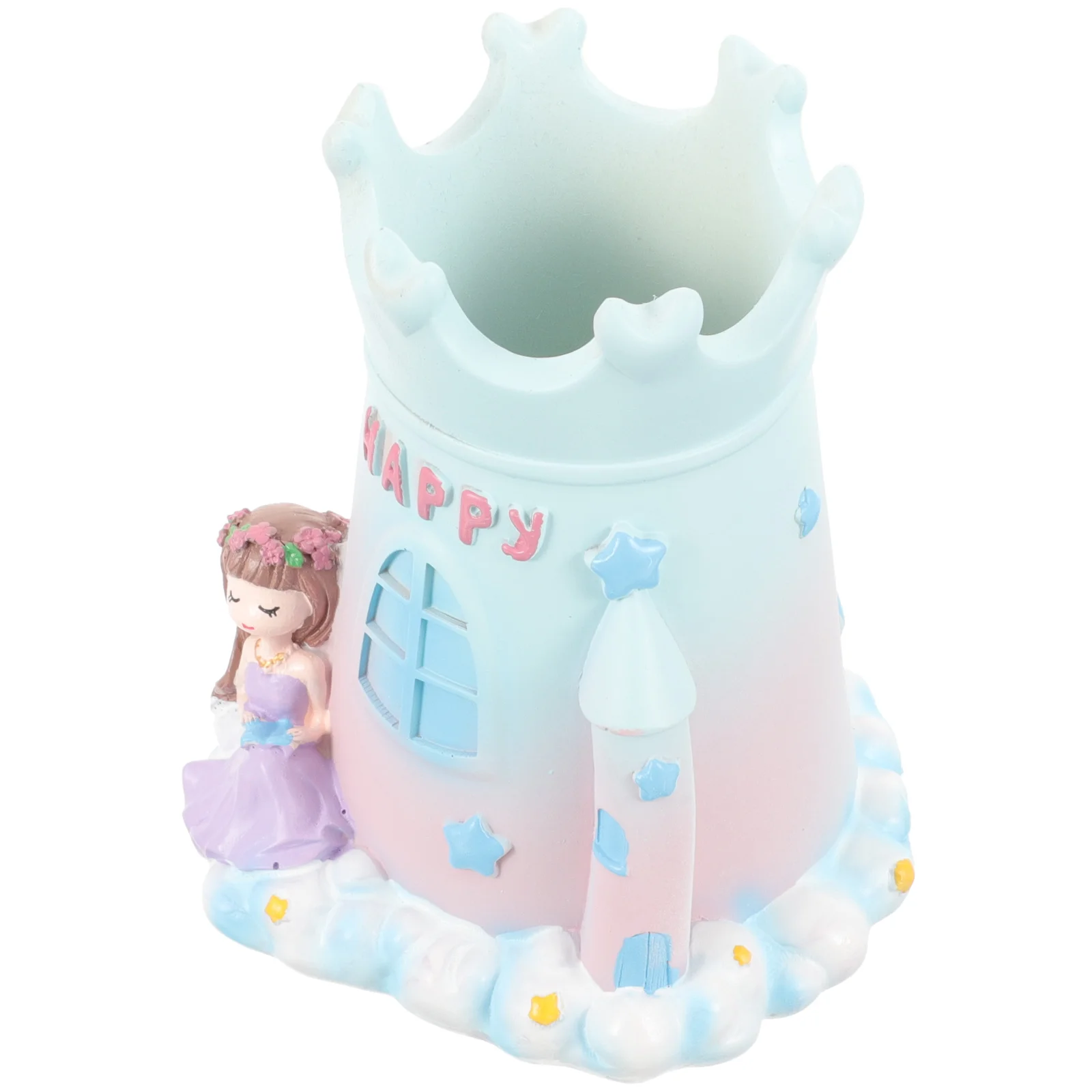 ที่ใส่ปากกาเรซิ่น ที่จัดระเบียบโต๊ะทำงาน สำหรับเก็บเครื่องเขียน อุปกรณ์ศิลปะ ของใช้บนโต๊ะทำงาน