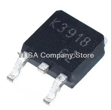 Refurbished 2SK3918  TO-252 25V 48A original word source code transistor large chip field effect  100PCS -1lot