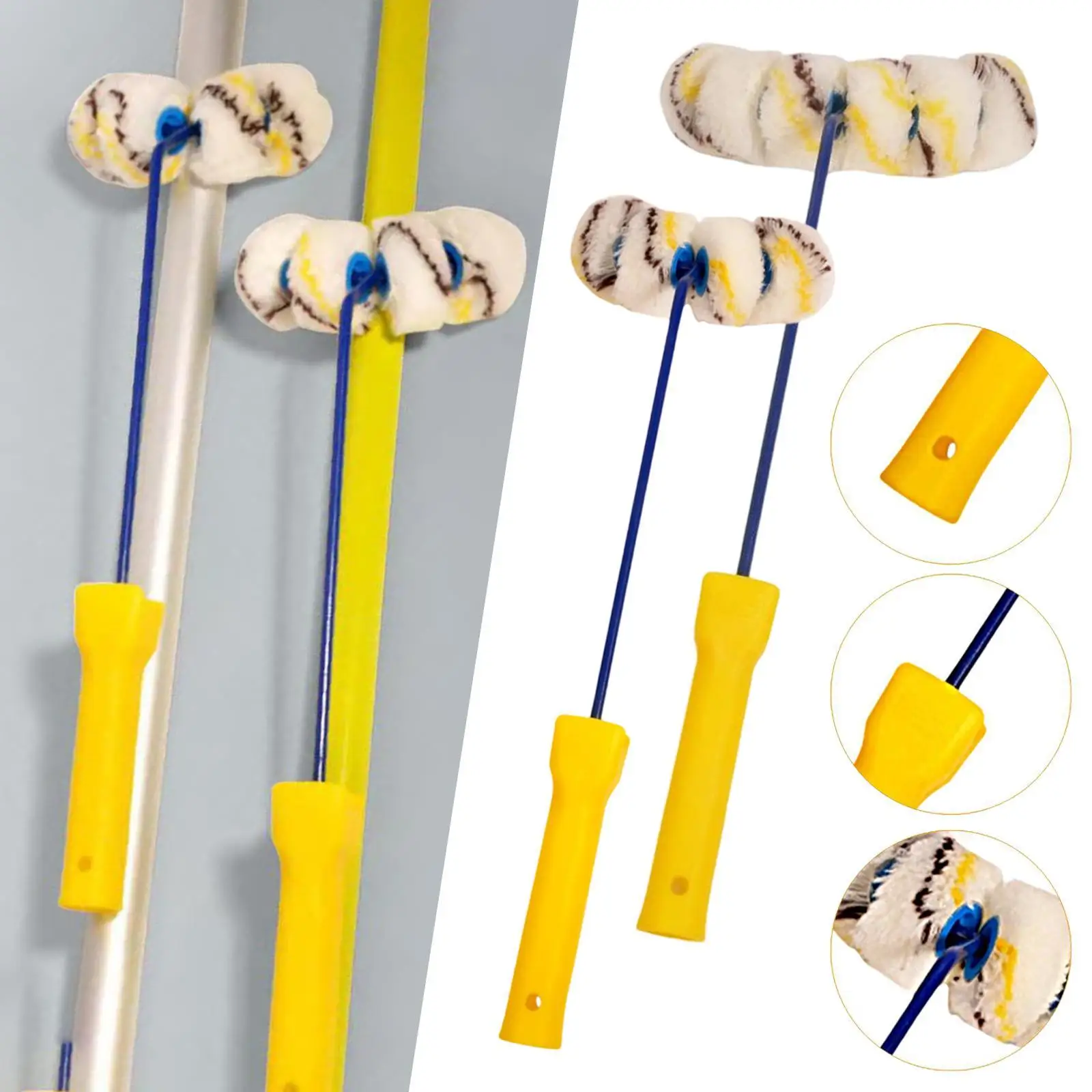 

Малярный валик Легкий многоцелевой гладкий равномерный аппликатор с рамкой для локтевых столбов Водопроводные трубы Цилиндрические конструкции