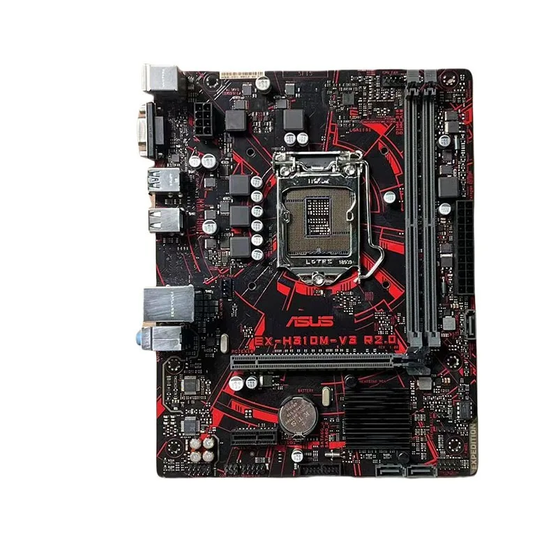 

Детали для основной платы настольного компьютера ASUS H310M-V3 R2.0 с поддержкой процессора поколения 6789