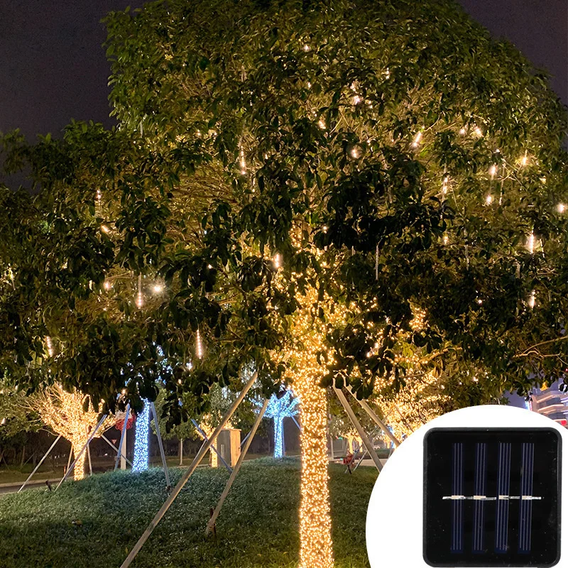 8 Mode 22M 200LED Christmas Decoration Garland Led Fairy Light Outdoor Solar Powered String Lights Garden Wedding Waterproof 292