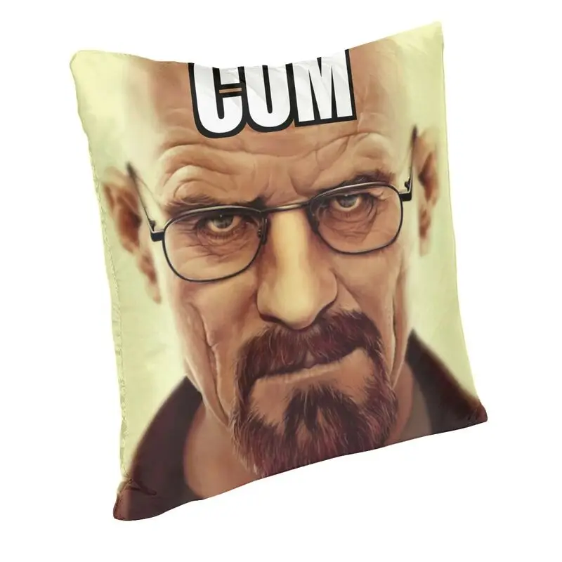 Breaking Bad Square Pillow Cover Home Decorative Walter White Meme Cushions Throw Pillow for Car Double-sided Printing