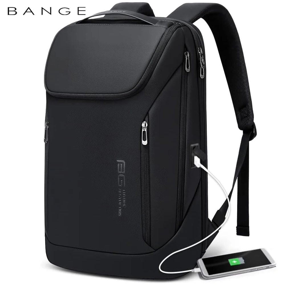 BANGE Business Backpacks Laptop 15.6 inch Multifunctional WaterProof Big Capacity Daily Work Male Backpack School Bag Mochila