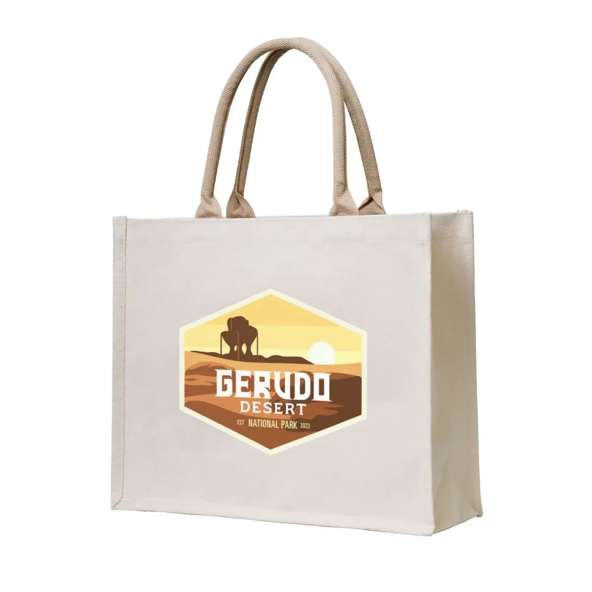

Gerudo Desert National Park Tote Bag canvas tote bag Portable shopping bag Women's tote university shopper
