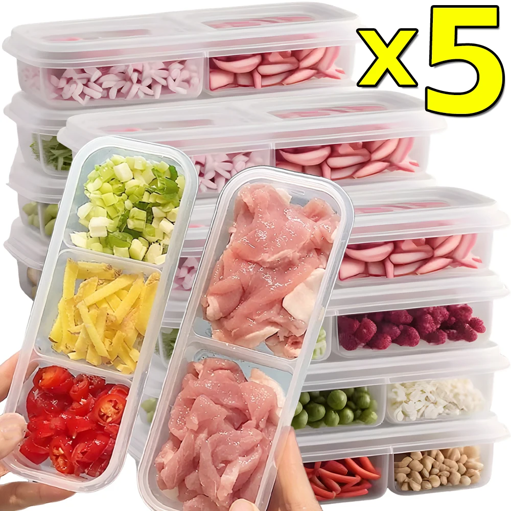 Organizador de congelamento para geladeira, caixa de armazenamento quadrada, recipiente de alimentos, frutas, legumes, reutilizável, suprimentos de armazenamento de cozinha