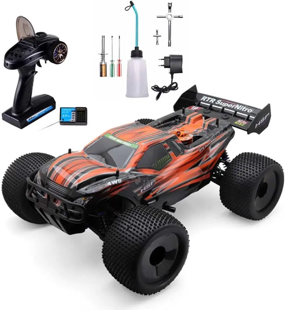 RC Car Grade Racing Car for Adult 90KM/H Buggy 4WD 26CXP Engine Rock Crawler RC Truck125CC Remote Control Vehicle