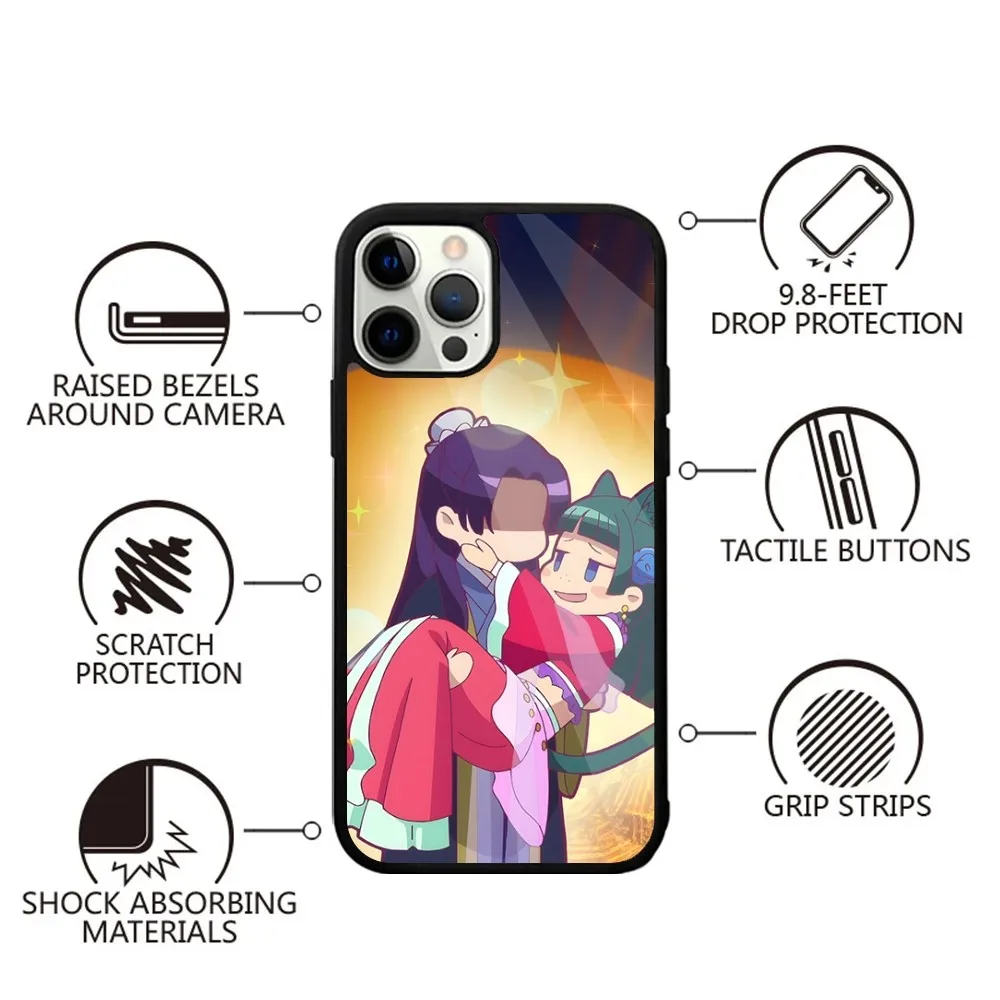 The Apothecary Diaries Maomao Jinshi Phone Case For iPhone 15,14,13,12,11,Plus,Pro,Max Mini Magsafe Magnetic Wireless Charging