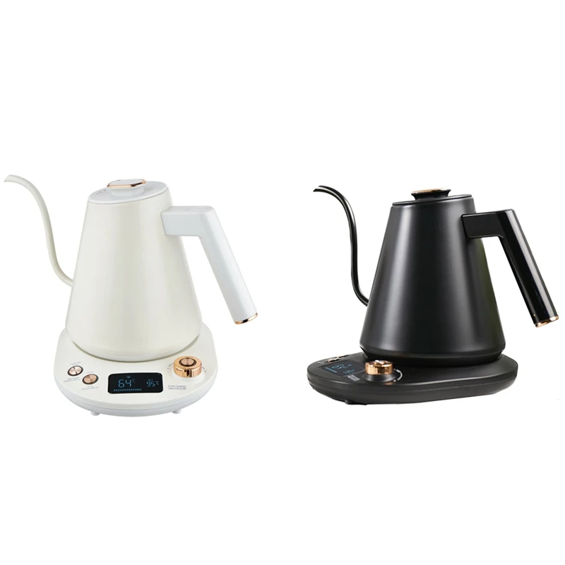 

Gooseneck Kettle Temperature Control, Pour Over Electric Kettle For Coffee And Tea,1100W Rapid Heating,1L,EU Plug