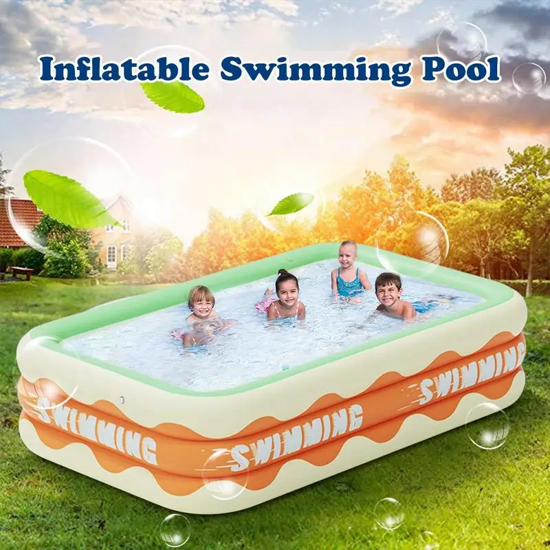 Piscina inflable de juegos acuáticos para niños y adultos, piscina de verano para exteriores, Fiesta en el jardín, patio de baño para el hogar