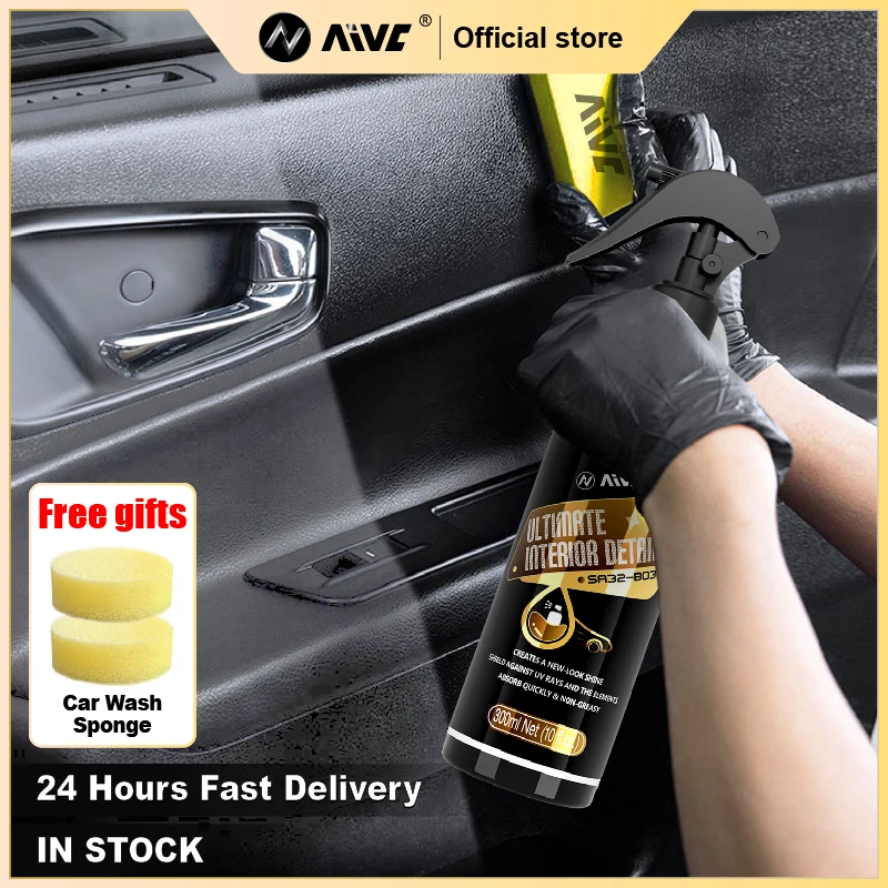 Car Interior Detailer AIVC-B Nano Refurbish Agent Car Interior Retreading Spray Rinse-free Plastic Parts for Car Seat Dash Board