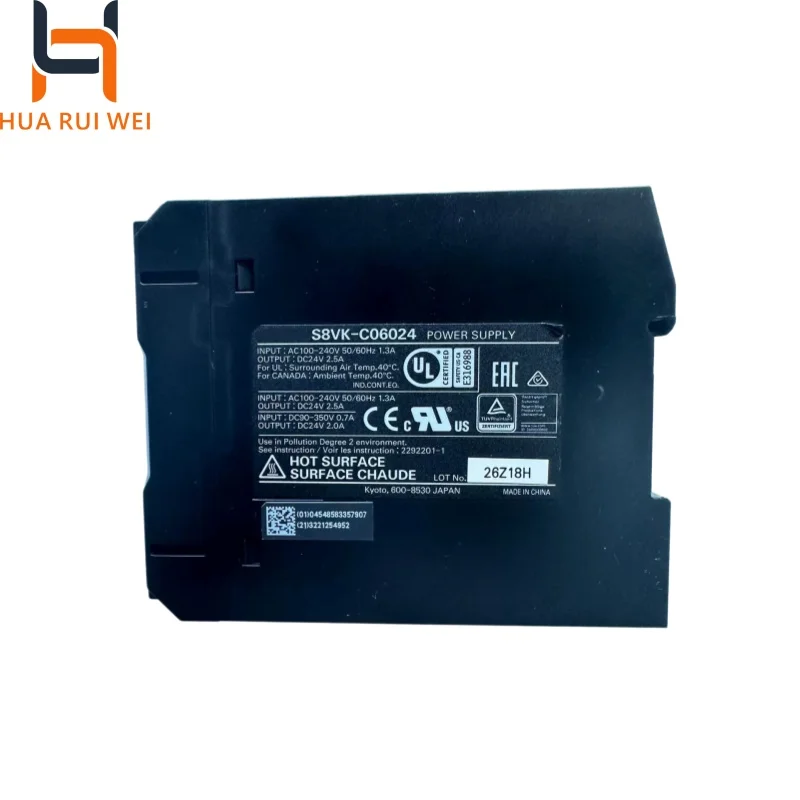 2026 New Original S8VK-C06024 S8VK-C12024 S8VK-C24024 S8VK-C48024 DC24V Power Module PLC Programming Controller Industrial Autom