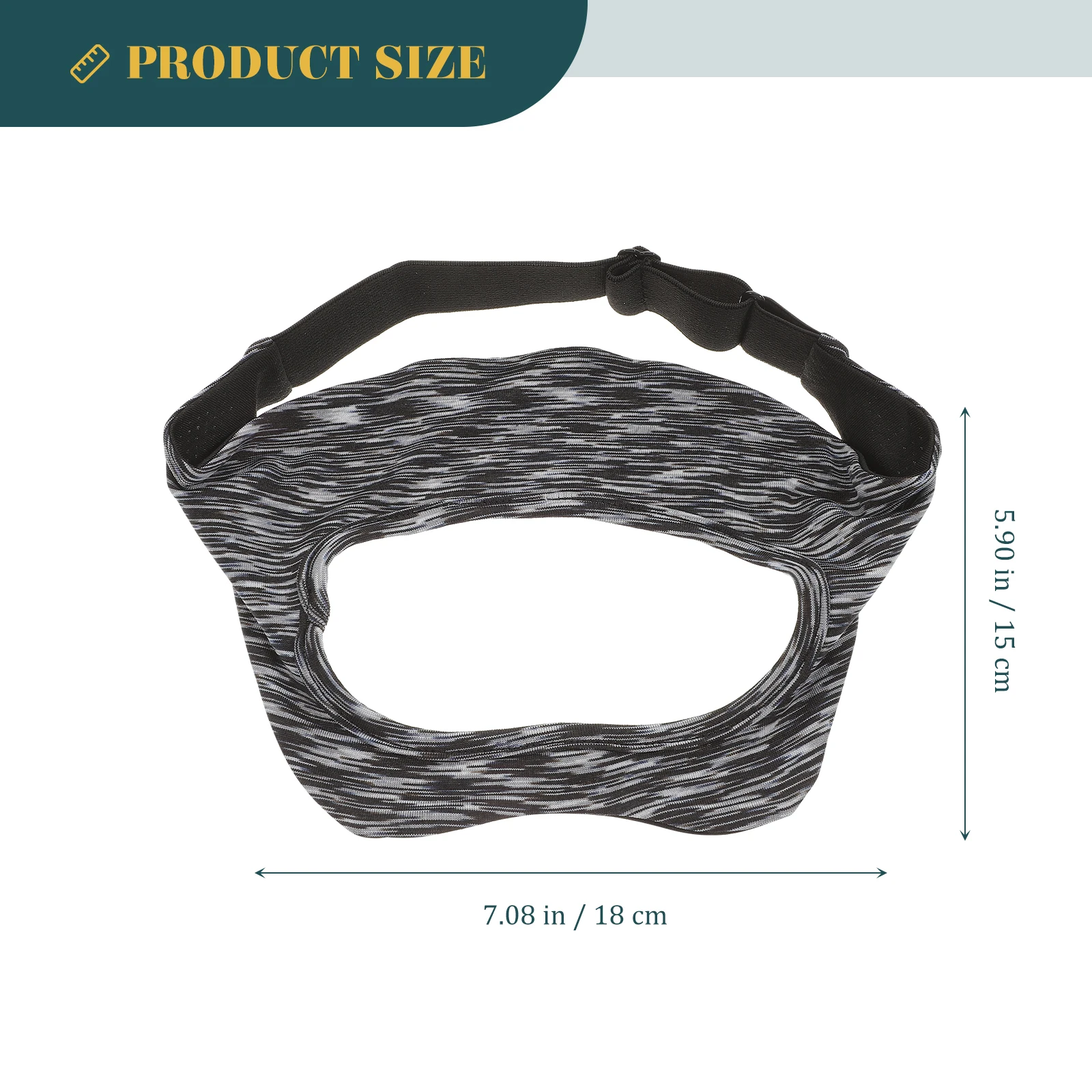 

VR Headset Mask Cover Eye Face Sweat B Compatible Most VR Lightweight Clean Replaceable Comfortable Fits All Sizes Portable