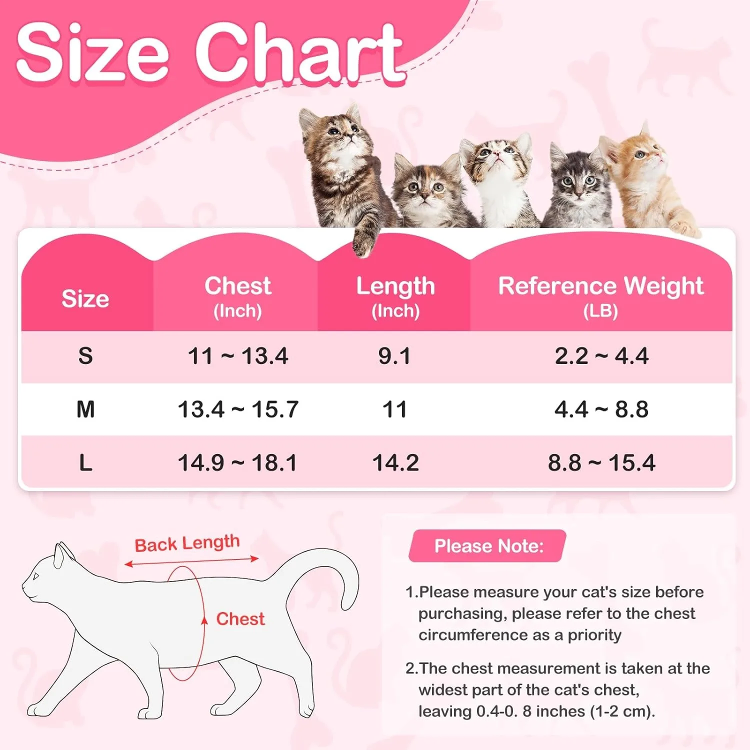 Cat Surgery Recovery Suit,Cat Onesie After Surgery Spay Neuter,Anti-Licking Kitten Surgical Clothes,Bodysuit for Abdominal Wound