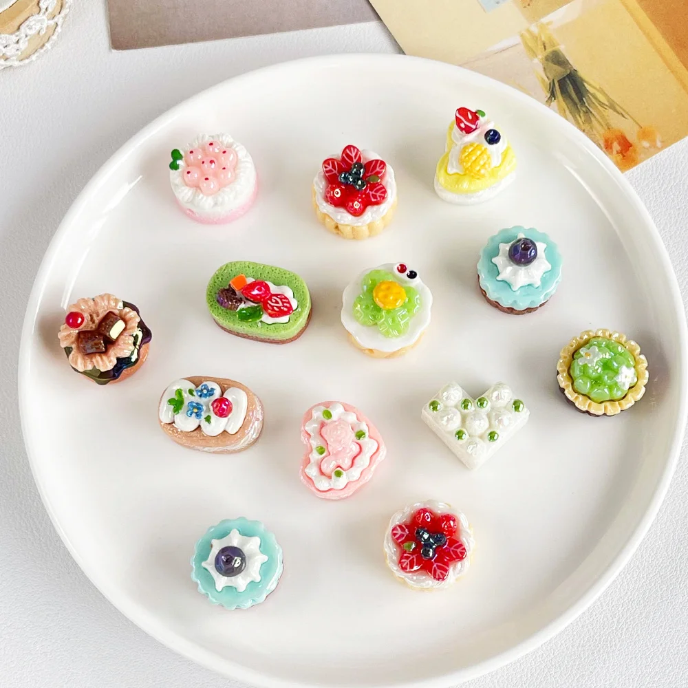 

Cordial Design 100Pcs 20*20MM Jewelry Findings & Components/DIY Beads Making/Aurora Effect/Hand Made/Cake Shape/Resin #18802