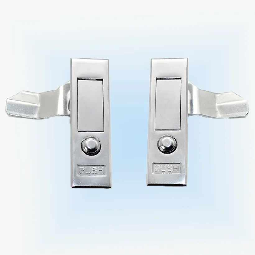 Power Distribution Box Electric Cabinet Bounce to unlock Handle Lock Equipment Control Cabinet Door Handle Button Bounce Locks