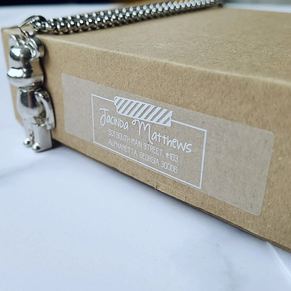 20X70mm Address Sticker Customization Wedding Invitations Custom stickers For Handmade Items Your Logo