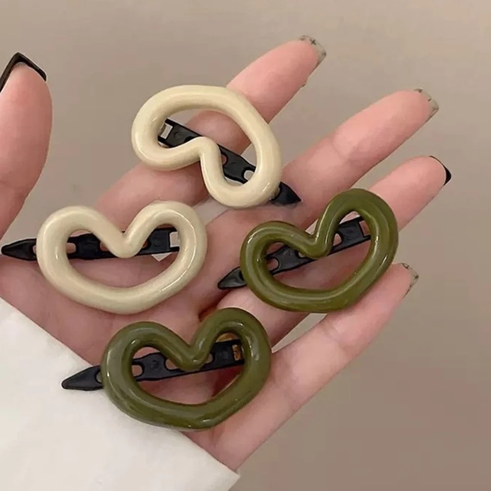 

48 шт., заколки для волос «Любовь», заколки для девочек, аксессуары без следов, пластиковые декоративные заколки для подростков