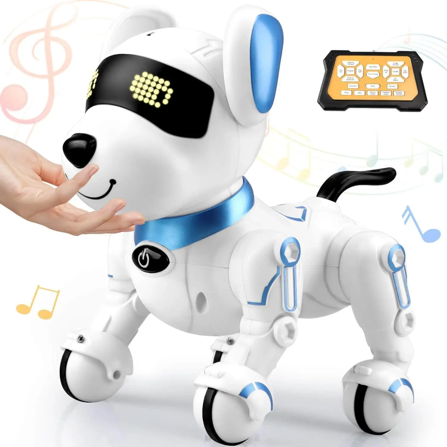 

Intelligent mechanical dog remote control pet early education interactive companion singing and dancing children's gift toy dog