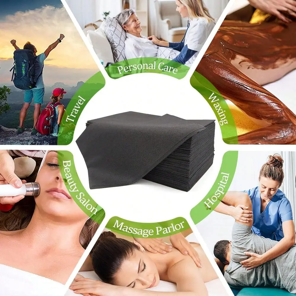 

Large Disposable Massage Table Sheets, Soft NonWoven Fabric