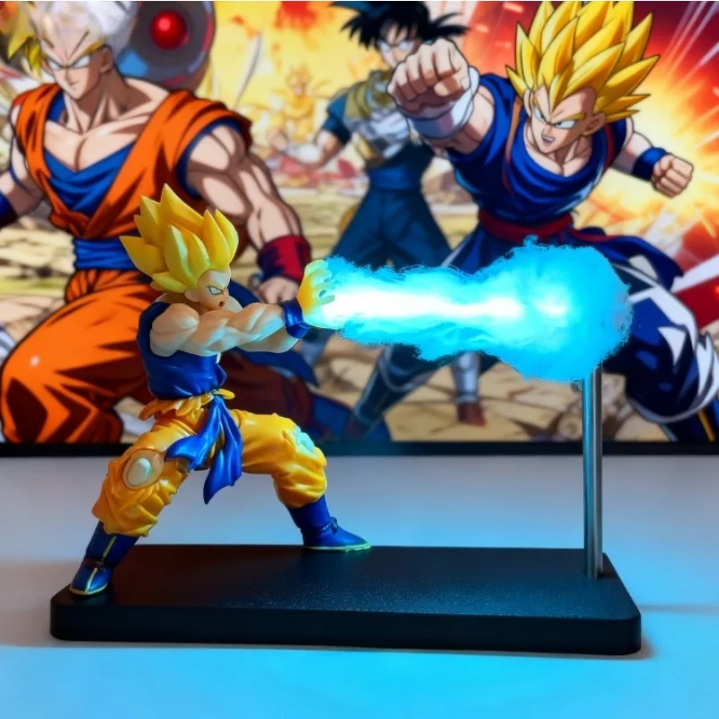 بانداي شخصيات أنيمي لعبة دراغون بول زد سون جوكو نموذج مصباح سوبر سايان شخصية واحدة الصبي لعبة هدية جمع الحلي