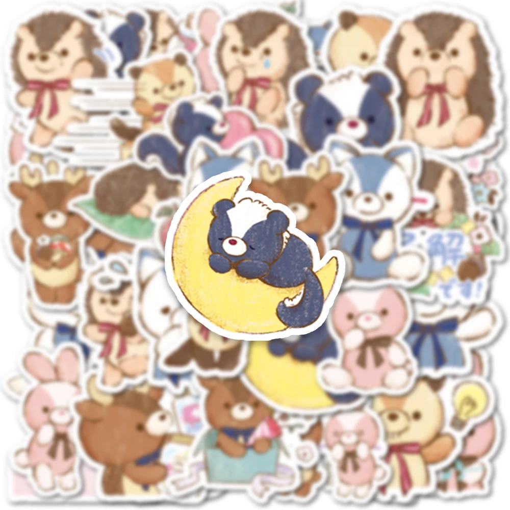 40pcs Cute Pet Animal Stickers Can Be Used To Decorate Computers, Mobile Phone Cases, Cups, Books, Mirrors, Etc., Party Gifts
