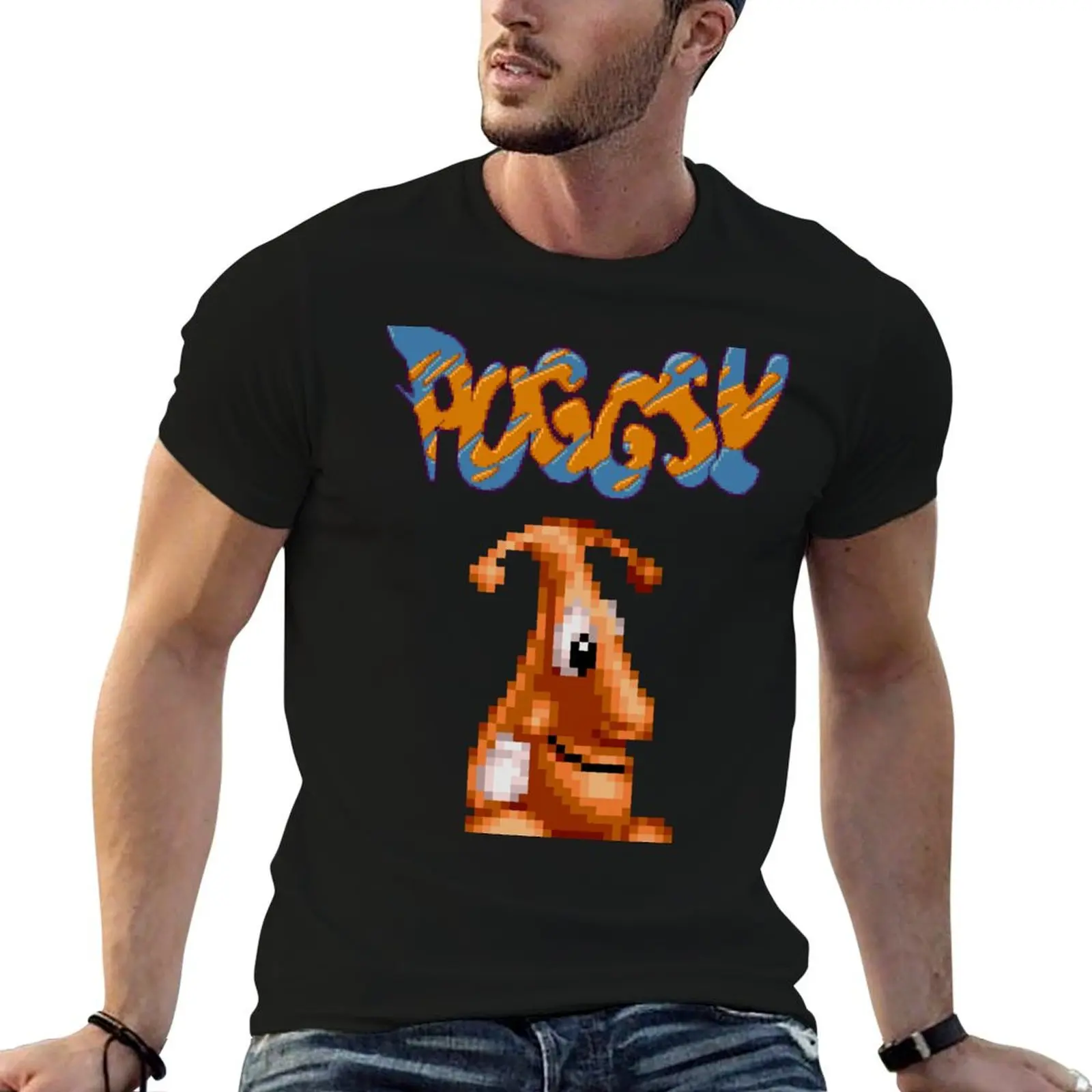 Puggsy 16 BIT T-Shirt graphic tee shirt for a boy men clothing