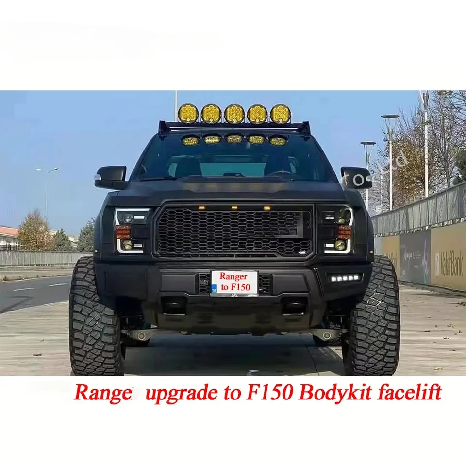 RAMAND Bodykit Ranger T6 T7 T8  Facelift to F150 Lift Kits For Ranger F150 Body Kit Upgrade