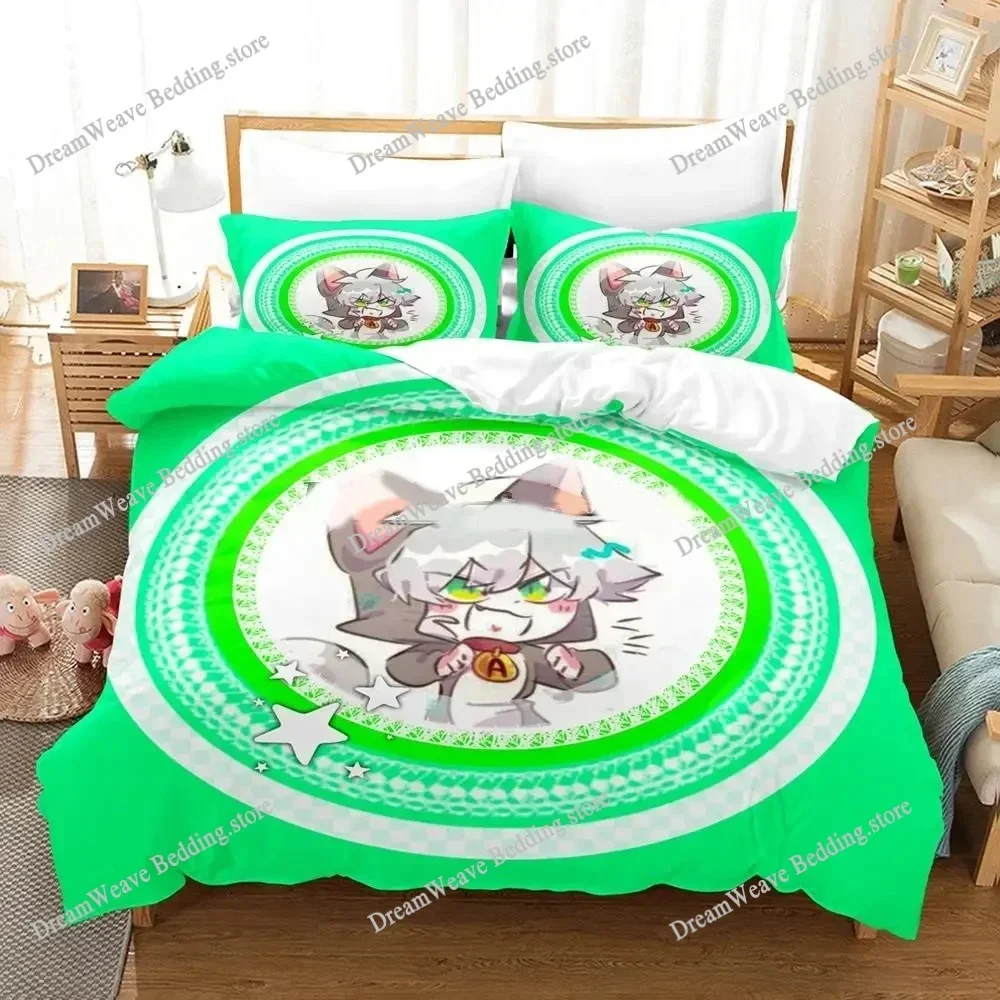 

New Acenix Bedding Set Single Twin Full Queen King Size Bed Set Adult Kid Bedroom Duvet Cover Sets 3D Print Anime Bed Sheet Set7