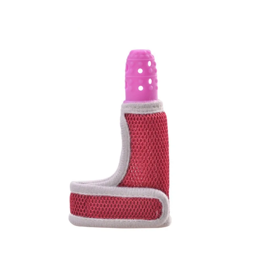 New Model Baby Silicone Teeth Grinding Finger Cover Breathable Thumb Cover Teether Child Anti Biting Hands Sensory Comfort